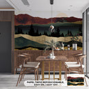 Cuadro Decorativo Abstracto, Paisaje Lineal