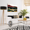 Cuadro Decorativo Abstracto, Paisaje Lineal