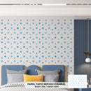 Decorativo Patrones, Bolitas Azules