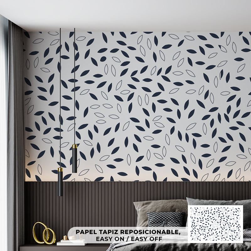 Decorativo Patrones, Leaves Black & White