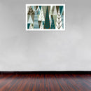 Cuadro Decorativo Abstracto, Pinos Geométricos