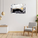 Cuadro Decorativo Abstracto, Plata Onix