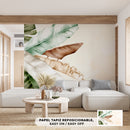 Decorativo Hojas de plátano multicolor
