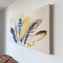 Cuadro Decorativo Abstracto, Plumas