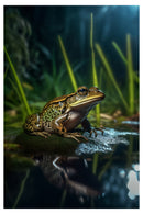 Cuadro Decorativo Animales, Rana cobre