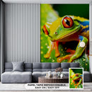 Cuadro Decorativo Animales, Rana verde