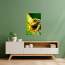 Cuadro Decorativo Animales, Rana verde
