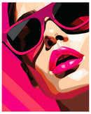 Cuadro Decorativo Pop Art, Rostro Fashion