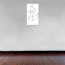 Cuadro Decorativo Abstracto, Rostro Lineal