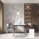 Cuadro Decorativo Abstracto, Rostro Lineal