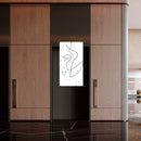 Cuadro Decorativo Abstracto, Rostro Lineal