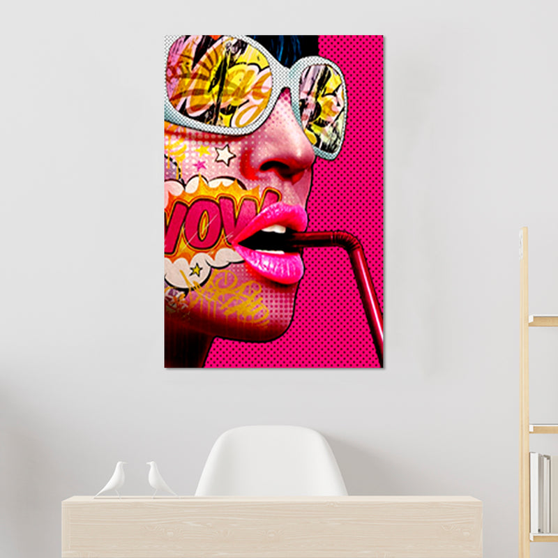 Cuadro Decorativo Pop Art, Face Wow