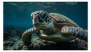 Cuadro Decorativo Animales, Tortuga marina a detalle