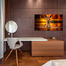 Cuadro Decorativo Animales, Venado en el agua