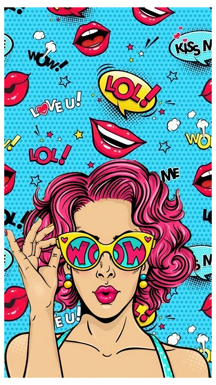 Cuadro Decorativo Pop Art, Wow Pop