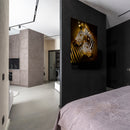 Cuadro Decorativo Especial Golden, Zebras doradas