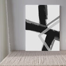 Cuadro Decorativo Abstracto, Angular Negro