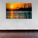 Cuadro Decorativo Atardecer en el lago