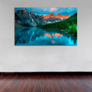 Cuadro Decorativo Paisaje, Montañas y laguna