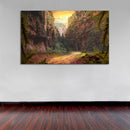 Cuadro Decorativo Paisaje rocoso atardecer