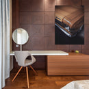 Cuadro Decorativo Chevrolet clásico café