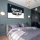 Cuadro Decorativo Contraste BMW i8 blanco