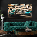 Cuadro Decorativo Coche clásico reverso