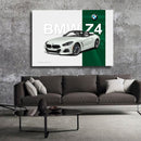 Cuadro Decorativo Contraste BMW Z4 blanco