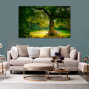 Cuadro Decorativo Paisaje, Banca en el árbol