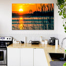 Cuadro Decorativo Atardecer en el lago