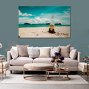 Cuadro Decorativo, Cerveza en la playa