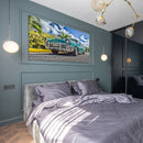 Cuadro Decorativo Chevrolet Clásico azul