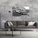 Cuadro Decorativo Coche clásico blanco y negro