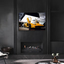 Cuadro Decorativo Lamborghini Deportivo amarillo