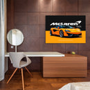 Cuadro Decorativo Contraste McLaren 720S naranja