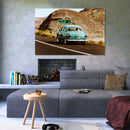 Cuadro Decorativo Coche clásico en carretera