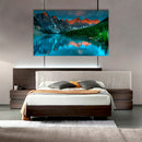 Cuadro Decorativo Paisaje, Montañas y laguna