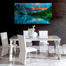 Cuadro Decorativo Paisaje, Montañas y laguna