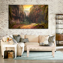 Cuadro Decorativo Paisaje rocoso atardecer