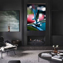 Cuadro Decorativo Ornamento águila carro clásico