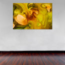 Cuadro Decorativo Abstracción líquida verde