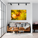 Cuadro Decorativo Abstracción líquida verde