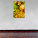 Cuadro Decorativo Abstracto, verde vertical