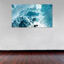 Cuadro Decorativo Abstracto, azul océano