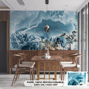 Decorativo Abstracto, azul océano