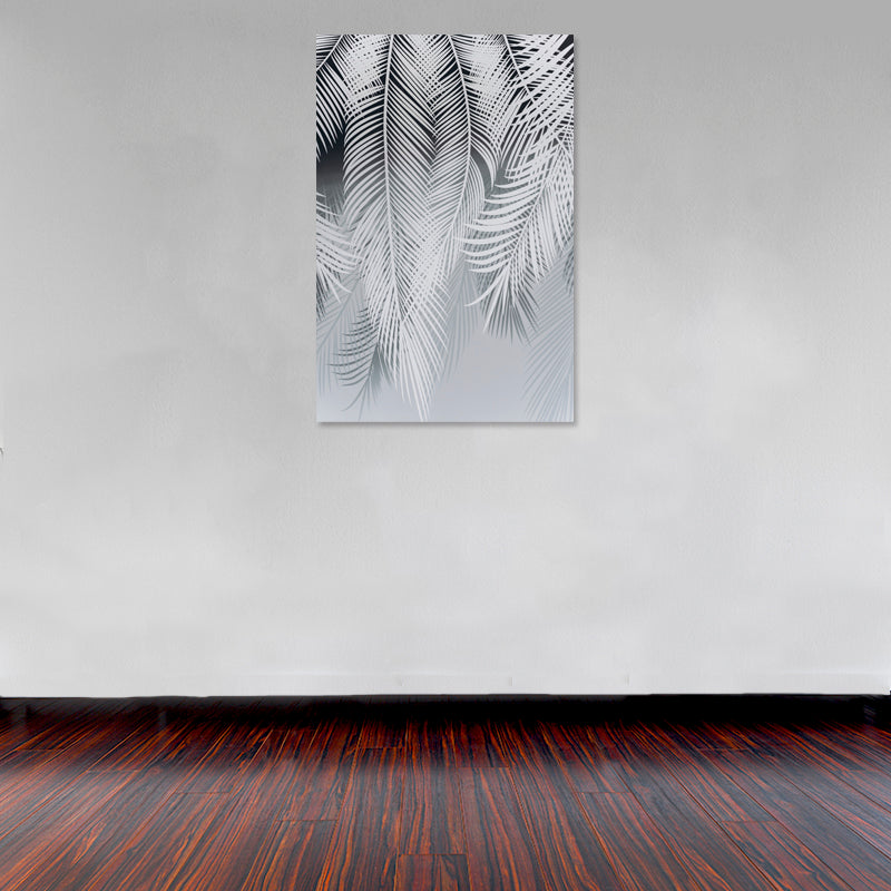 Cuadro Decorativo Abstracto, hojas de palma
