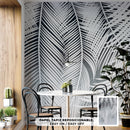 Cuadro Decorativo Abstracto, hojas de palma