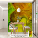 Decorativo Abstracto, llanura verde