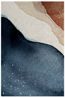 Cuadro Decorativo Abstracto, mar y arena