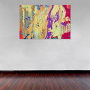 Cuadro Decorativo Abstracto, pintura multicolor